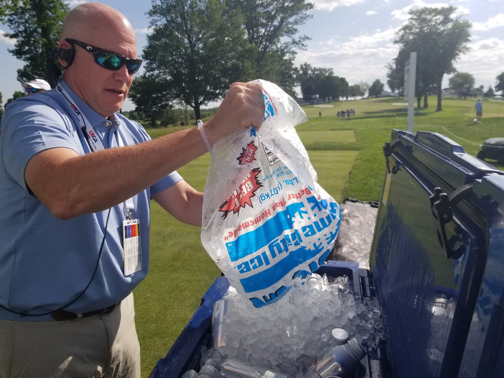 Behind the scenes of the most physically challenging volunteer gig at the US Women's Open